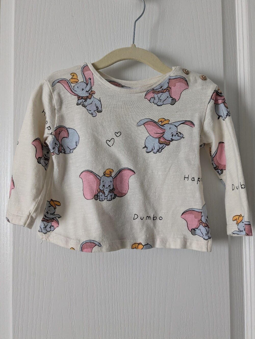 ZARA x Disney Baby Dumbo Tee 3/6M
